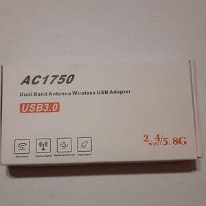 Dual Band Antenna Wireless USB Adapter